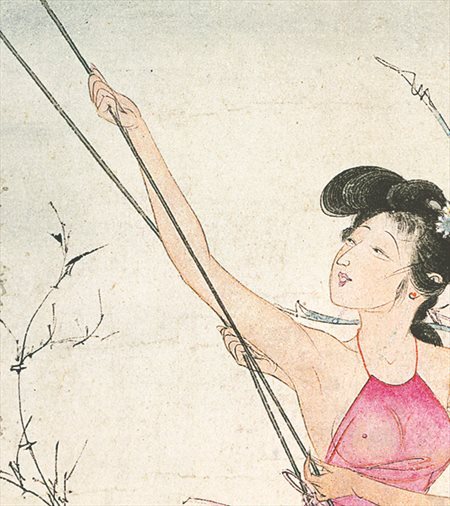 湖滨-胡也佛的仕女画和最知名的金瓶梅秘戏图